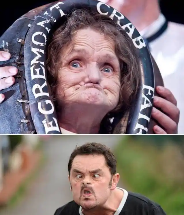 英国六旬老妇参加扭鬼脸比赛获冠军后昏倒n2010年9月