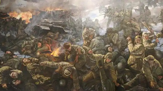 血战长津湖油画