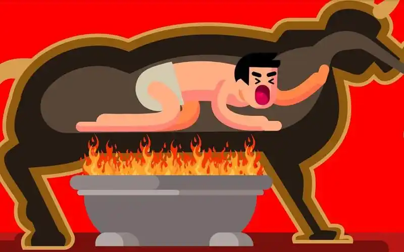 铜牛之刑比凌迟更残忍第一个受刑人就是发明者柚子木字幕组1