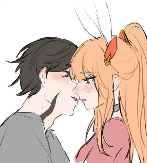 刚在一起的李信和阿离