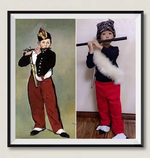 托菲诺幼儿园【世界名画模仿秀】投票通道开启第一组(1号～26号)