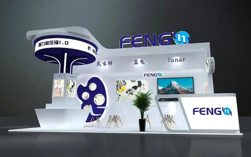 医疗展位设计 展会设计 3d效果图设计|三维|其他三维|bigggg - 原创作