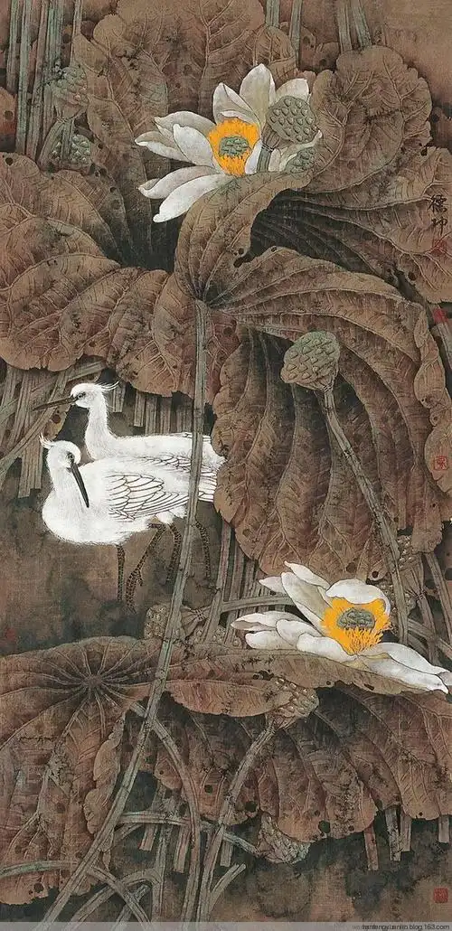 中国画家刘德功工笔画作品选欣赏2