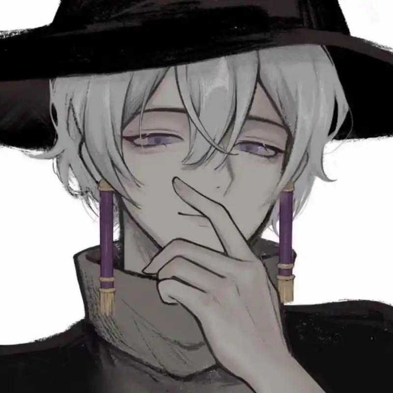 来啦来啦!病娇光遇巫正头像 拽拽的巫师和正太,可但可情.