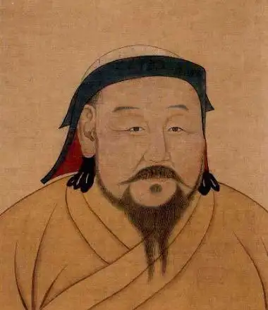 元朝忽必烈 元朝是北方游牧民族,有自己独特的民族服装特色.