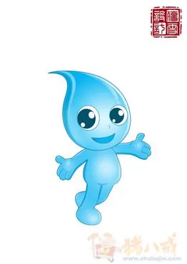 仿一个拟人化的水滴图片