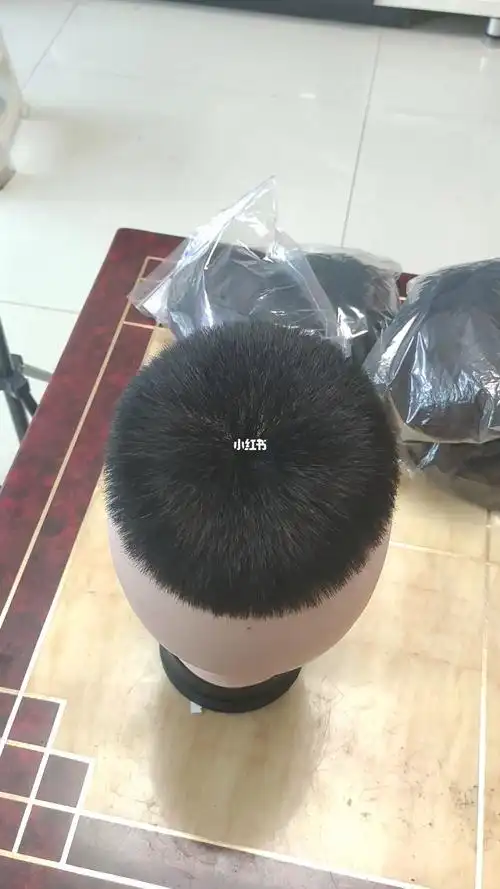 锅盖头小寸头简单好打理男士假发