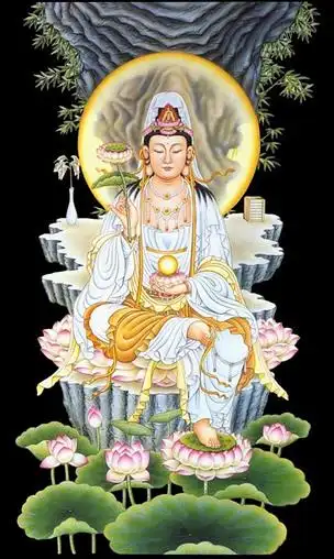 观音神像图