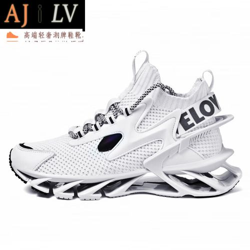 aj i lv轻奢国际品牌男鞋秋冬新款泼反光标潮鞋飞织面跑步鞋高端潮牌