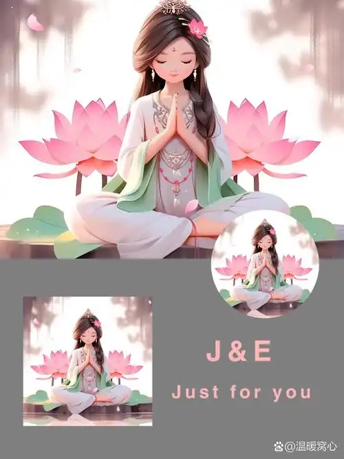 国风|古风|禅风94佛系女生头像壁纸背景图