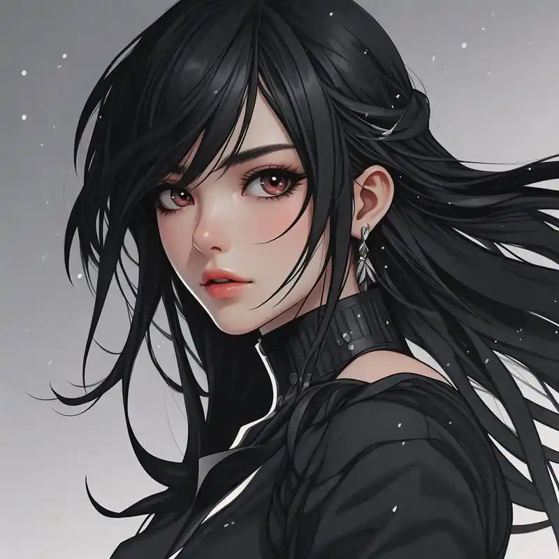 动漫女生头像,冷酷又拽96