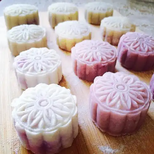 晶莹剔透冰皮月饼