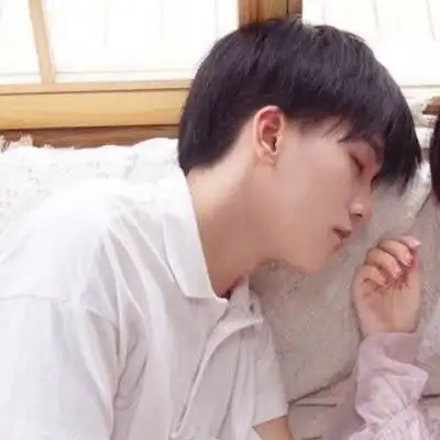 情侣可爱小清新一对分开头像