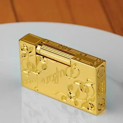 dufan个性明火纯铜打火机朗声充气侧滑轮刻字创意男士生日礼物_7折