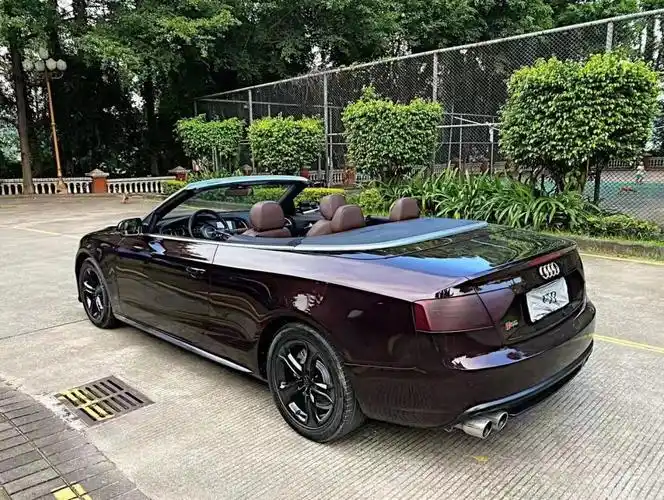 奥迪a5敞篷跑车价格 奥迪a5粉色敞篷跑车插图1