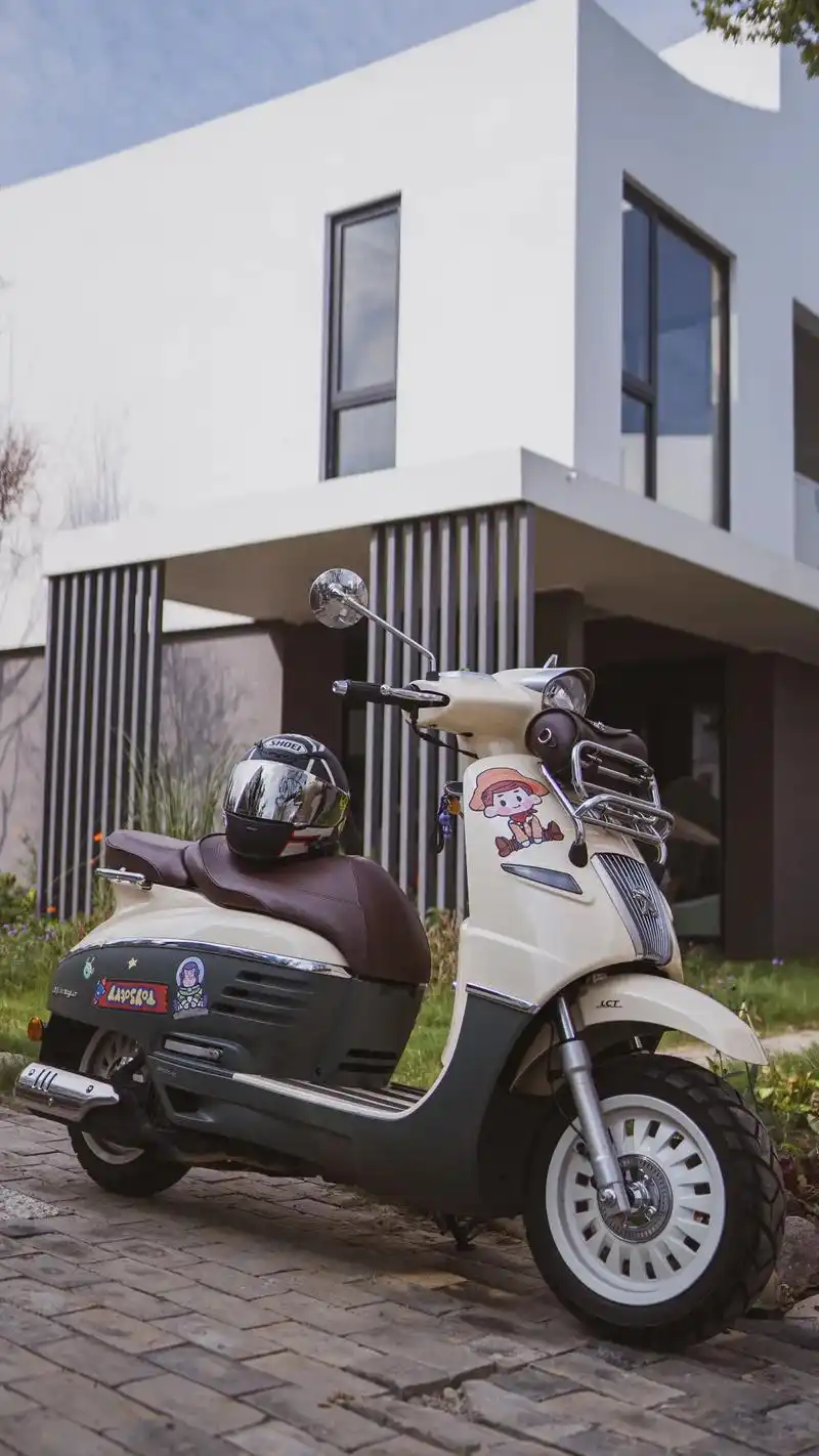 标致 姜戈150.快艾特你的小姐妹给你买这可爱的小摩托#机车 - 抖音