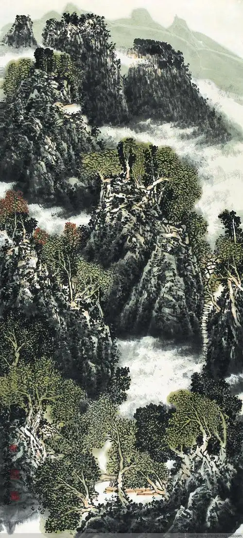 徐家珏山水作品欣赏