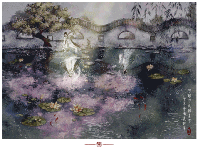 古风美人.前三个画师伊吹鸡腿子,动态图来自here霁山.