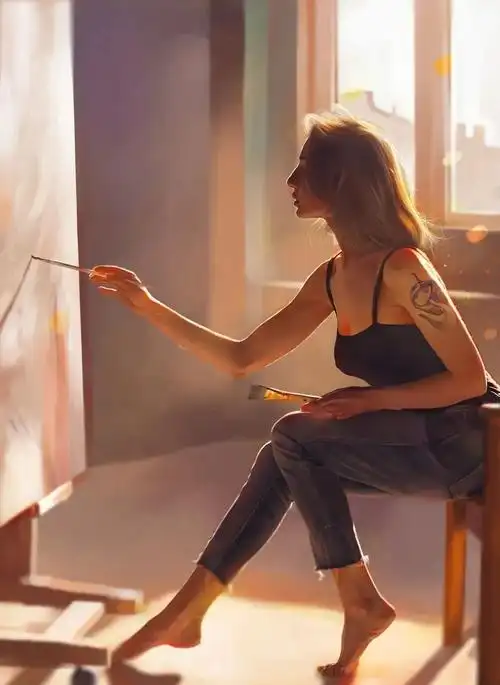 菲律宾艺术家洛伊·巴尔登的人体油画,非常逼真唯美的绘画作品