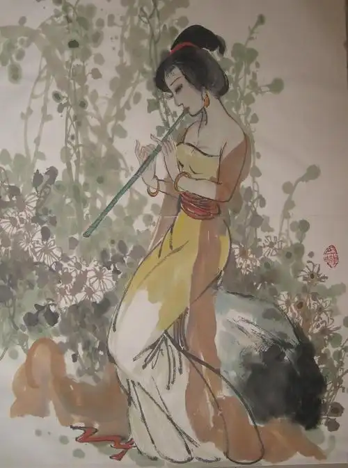 田婕仕女绘画作品欣赏