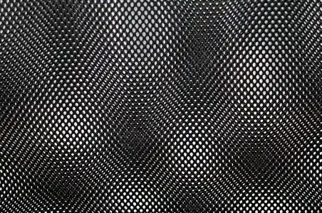 黑色渔网布材质作为纹理背景图片素材