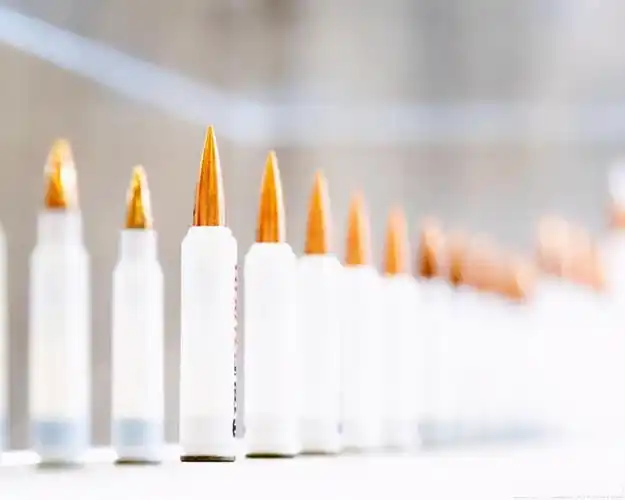 其弹药为复合材料弹药,也就是一般说的"塑料子弹",弹头还是金属的