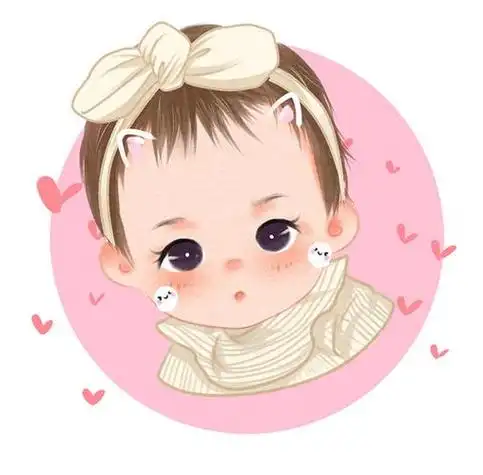 婴儿宝宝可爱手绘定制logo漫画q版头像卡通宠设计情侣照片q版定制淘宝