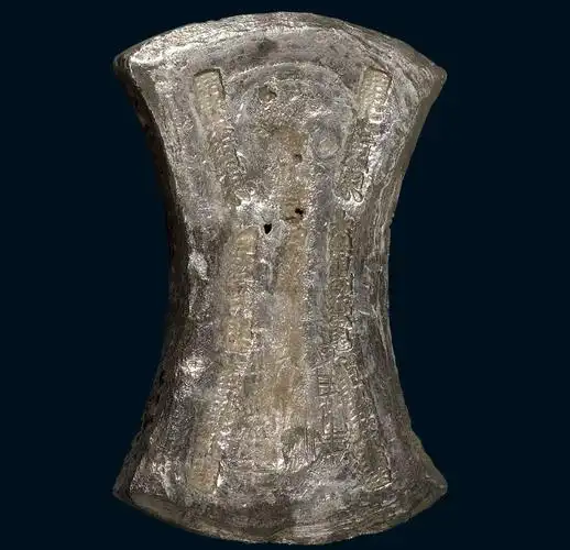 1322 南宋"霸北街东 赵孙宅 重十二两半"六排戳银铤一枚,加刻"惠州经