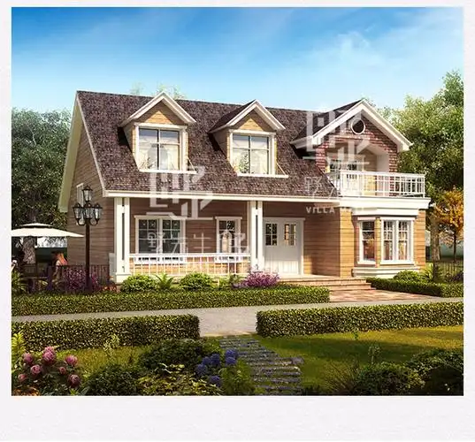 美式二层别墅设计图效果图