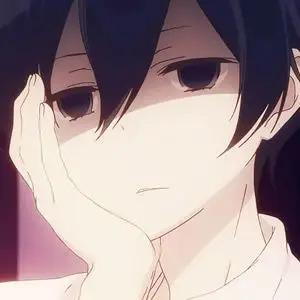 托腮忍泪_男生动漫头像图片_扣扣居