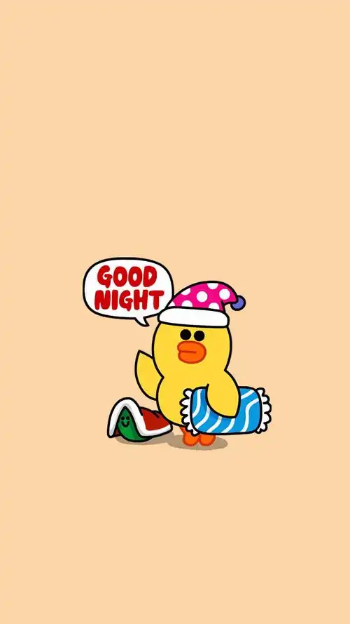 可爱小黄鸭高清手机壁纸