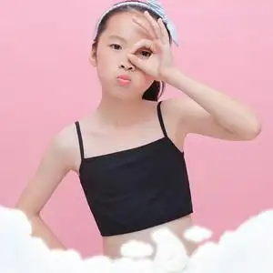 小学生内衣女孩吊带小背心短款萌芽期儿童中大童发育期裹胸抹胸薄