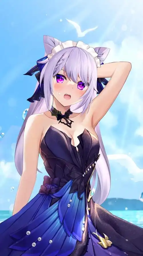 刻晴keqing霓裾の舞魅惑的胸间