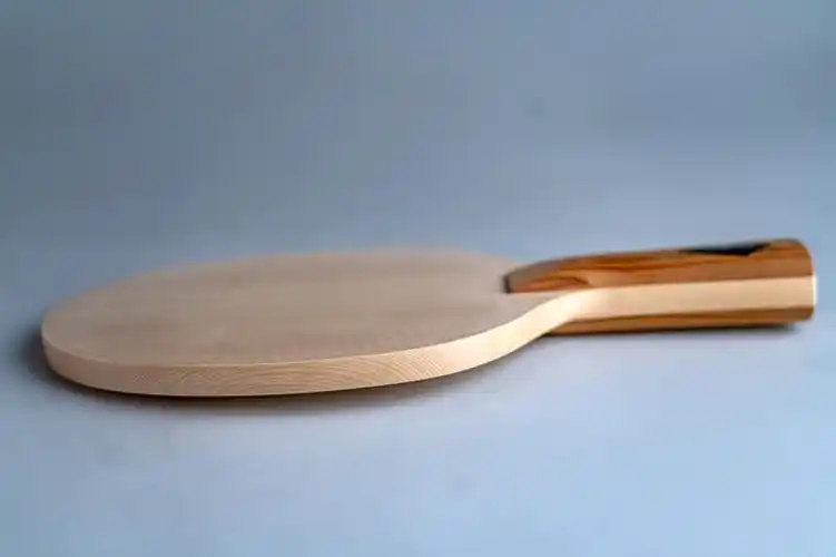 普及版单桧木乒乓球拍底板反胶长胶正胶直板横板br688色差板横版95克