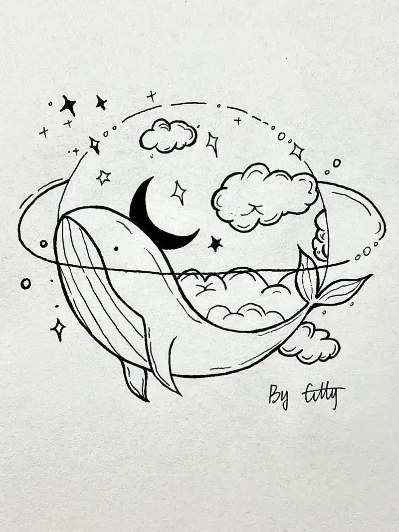 黑白简笔画95(21) #画画 #简笔画 #黑白画 #线条画 - 抖音