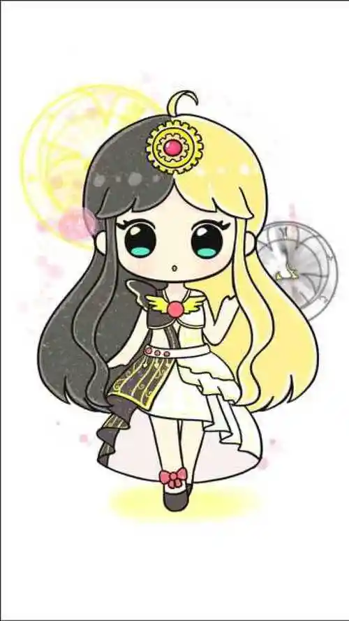 叶罗丽光仙子白光莹 萌萌卡通简笔画 画画教程_腾讯视频