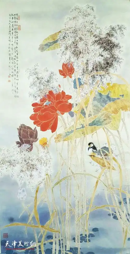 妙笔丹青韵意浓——天津工笔画沙龙画家群像|中国画|天津美术网-天津