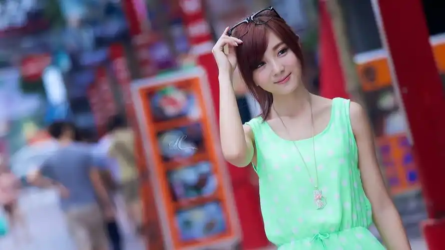 东方清纯美女写真背景壁纸 - 1920x1080 壁纸 下载