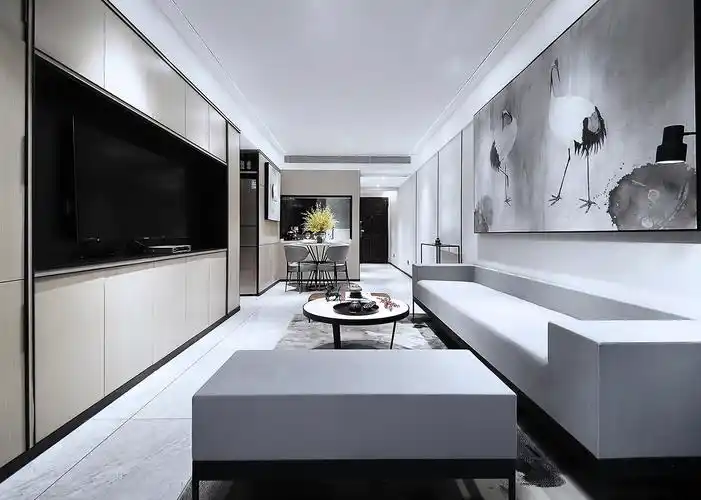 温馨106平中式三居客厅布置图客厅沙发中式现代客厅设计图片赏析