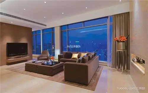 2020简欧客厅装修设计 2020简欧窗帘装修图