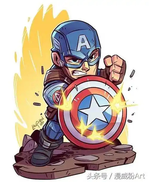 q版漫威复仇者联盟人物灭霸也呆萌可爱