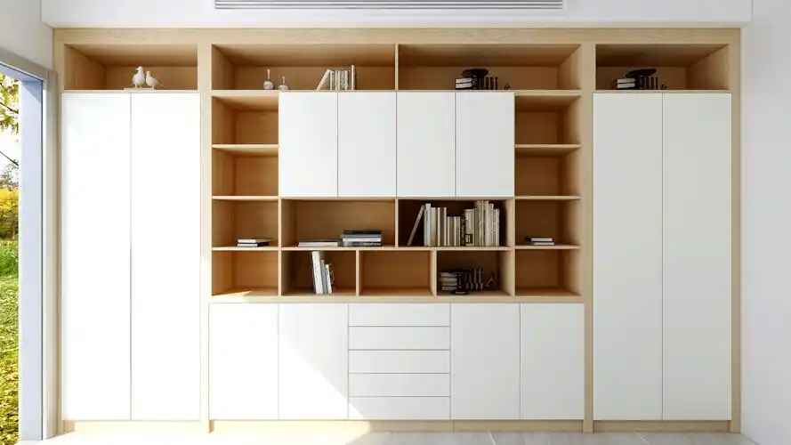 北欧风格书柜展示-北欧风格书柜效果图