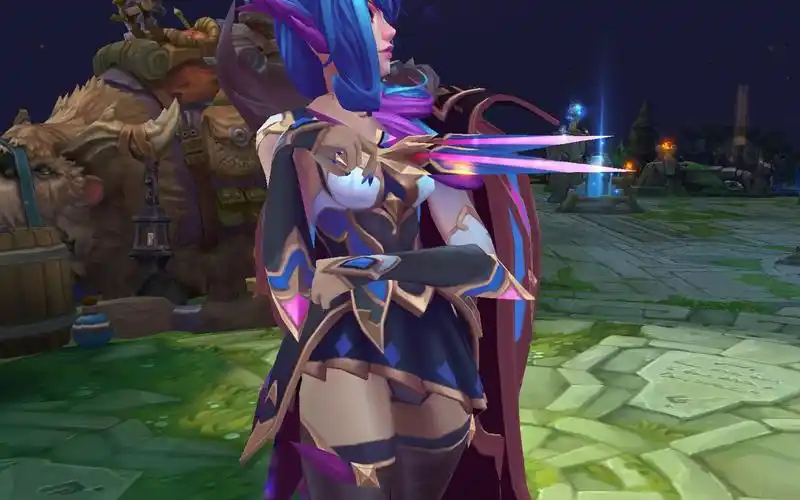 霞这个皮肤穿得也太大胆了吧星之守护者霞全炫彩展示