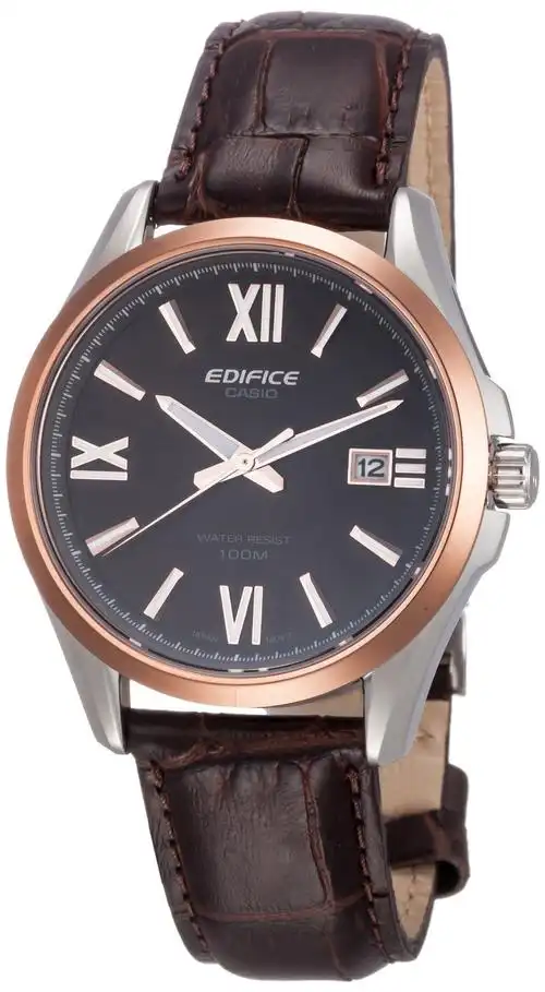 高贵典雅卡西欧analogue指针系列石英手表efb101l5a