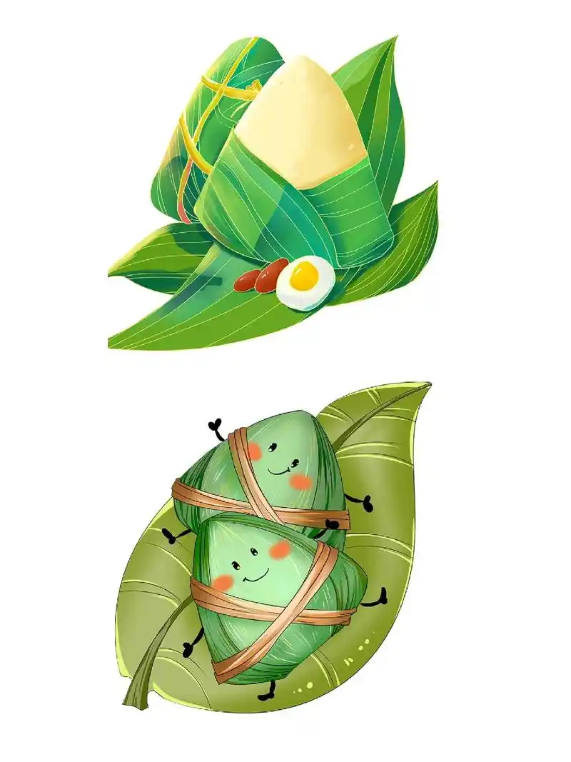 91免抠素材 | 卡通端午节粽子png元素||今 - 抖音