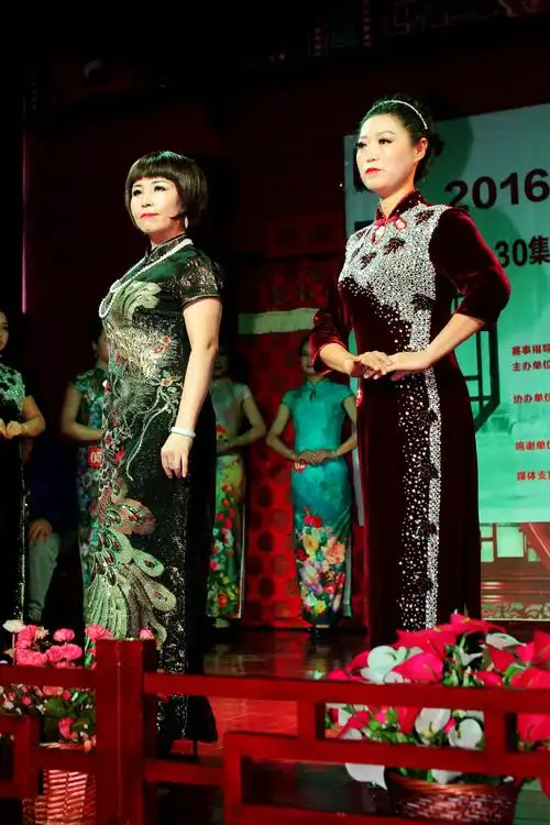 宝鸡中老年旗袍秀