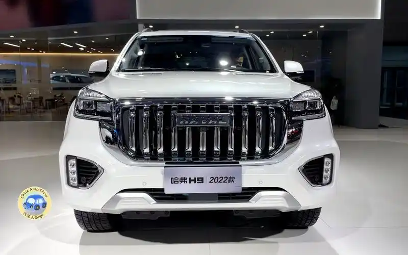 2022款长城哈弗h9车展实拍,外观与内饰静态体验