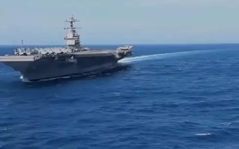 4k超清美国核动力cvn-78航母福特级航空母舰(uss gerald r.