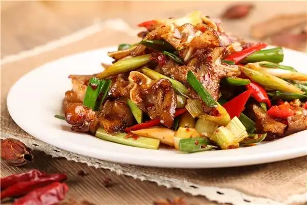 爆炒香辣猪头肉