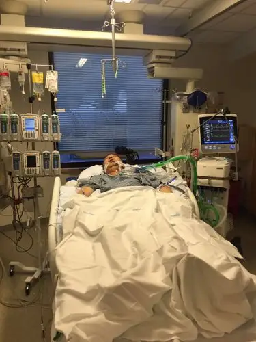 2016年8月4日波士顿的丹娜法波尓医院的lcu重症监护室,69天后你真的离